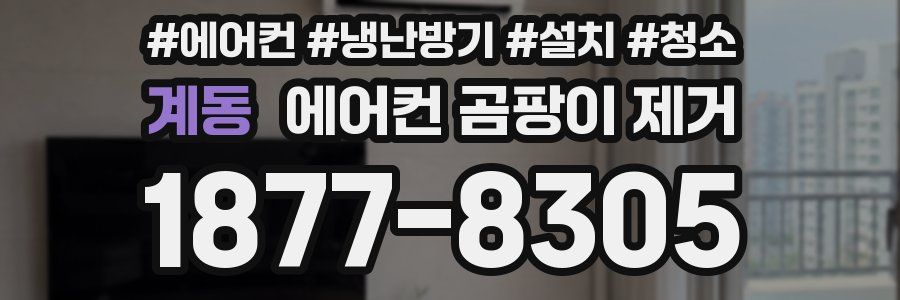 계동 에어컨 곰팡이 제거