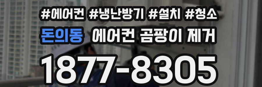 돈의동 에어컨 곰팡이 제거