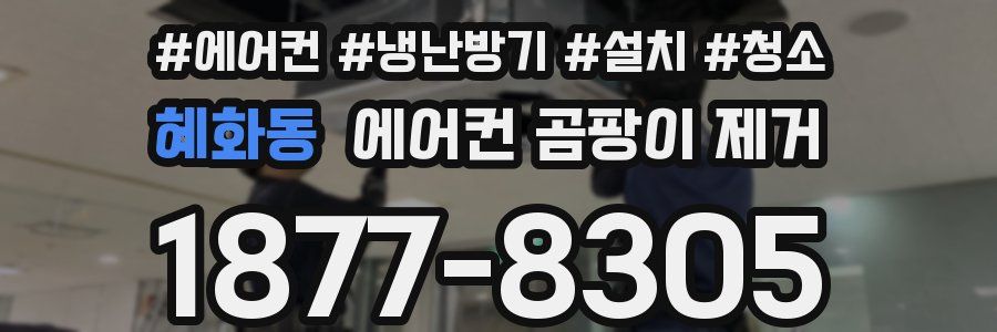 혜화동 에어컨 곰팡이 제거