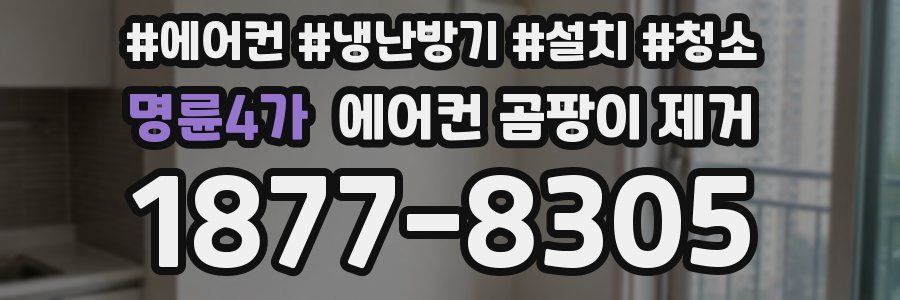 명륜4가 에어컨 곰팡이 제거
