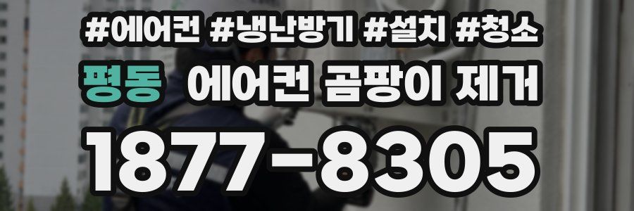 평동 에어컨 곰팡이 제거