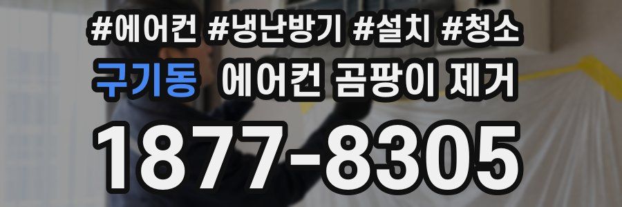 구기동 에어컨 곰팡이 제거