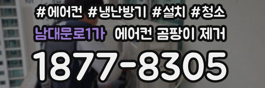 남대문로1가 에어컨 곰팡이 제거