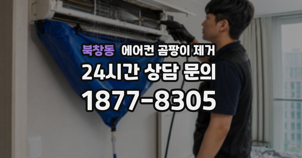 북창동 에어컨 곰팡이 제거