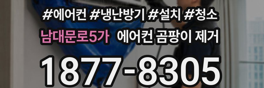 남대문로5가 에어컨 곰팡이 제거