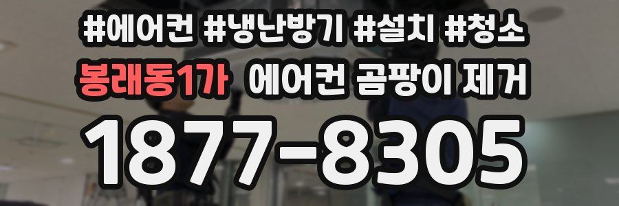 봉래동1가 에어컨 곰팡이 제거