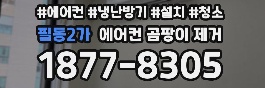 필동2가 에어컨 곰팡이 제거