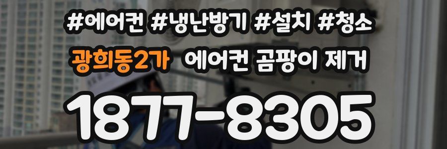 광희동2가 에어컨 곰팡이 제거