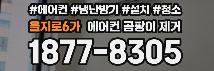 을지로6가 에어컨 곰팡이 제거