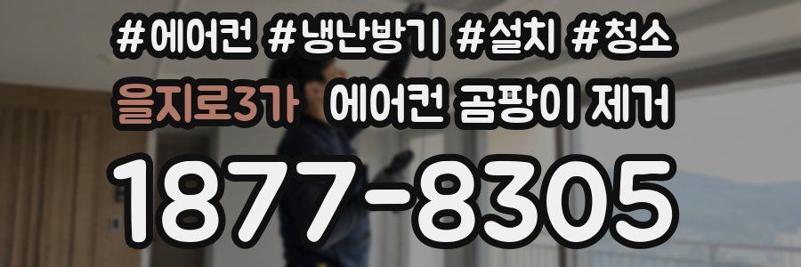 을지로3가 에어컨 곰팡이 제거