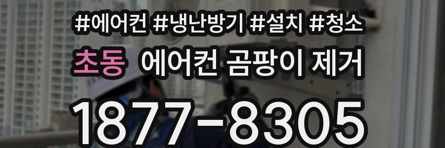 초동 에어컨 곰팡이 제거