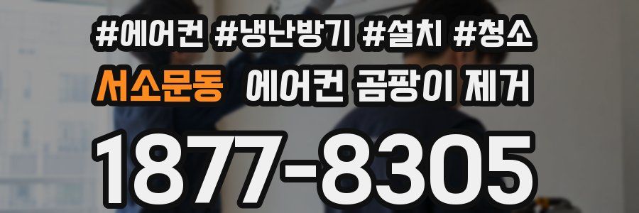 서소문동 에어컨 곰팡이 제거