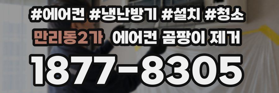 만리동2가 에어컨 곰팡이 제거