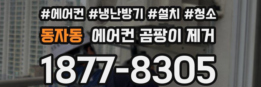 동자동 에어컨 곰팡이 제거