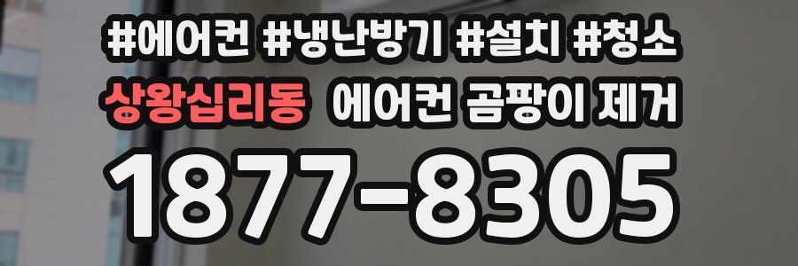 상왕십리동 에어컨 곰팡이 제거
