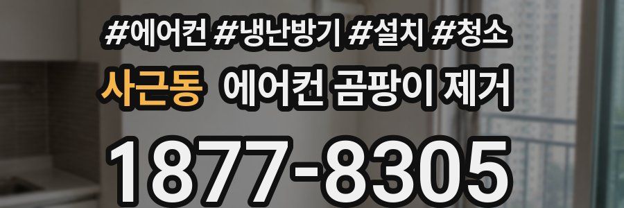 사근동 에어컨 곰팡이 제거