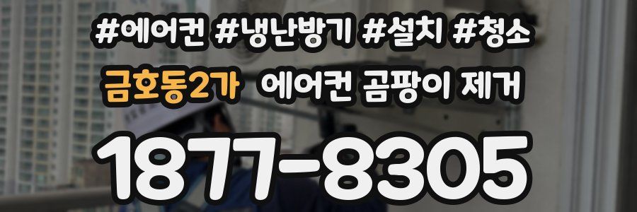 금호동2가 에어컨 곰팡이 제거