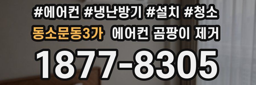 동소문동3가 에어컨 곰팡이 제거