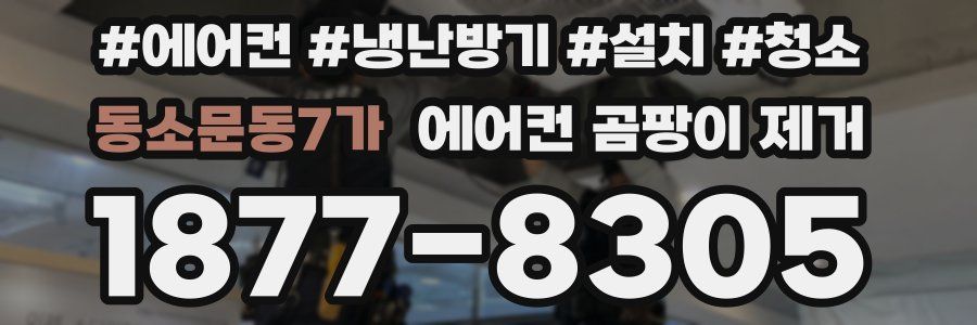 동소문동7가 에어컨 곰팡이 제거