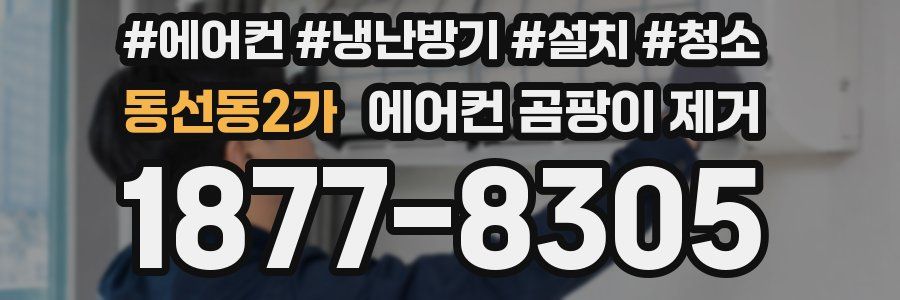 동선동2가 에어컨 곰팡이 제거