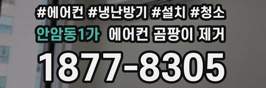안암동1가 에어컨 곰팡이 제거