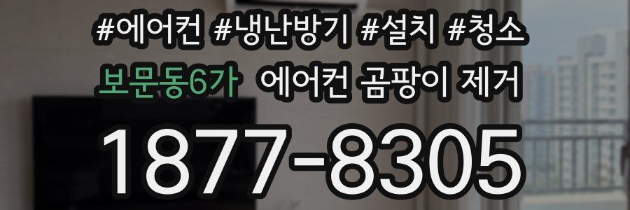 보문동6가 에어컨 곰팡이 제거