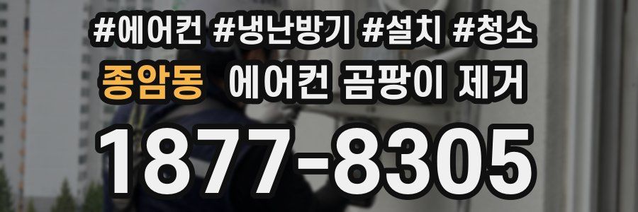 종암동 에어컨 곰팡이 제거