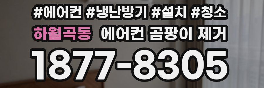 하월곡동 에어컨 곰팡이 제거