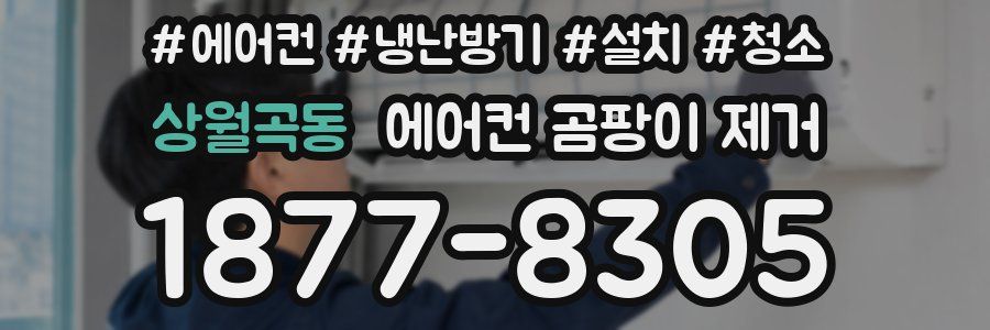 상월곡동 에어컨 곰팡이 제거