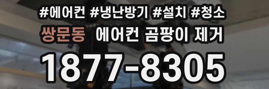 쌍문동 에어컨 곰팡이 제거