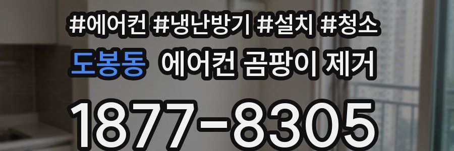 도봉동 에어컨 곰팡이 제거