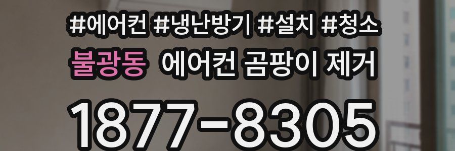 불광동 에어컨 곰팡이 제거
