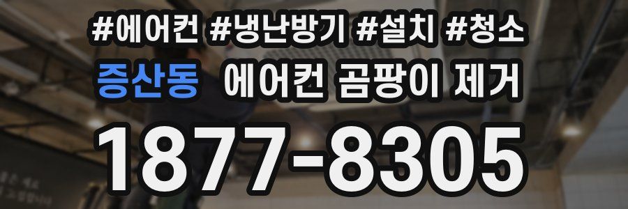 증산동 에어컨 곰팡이 제거