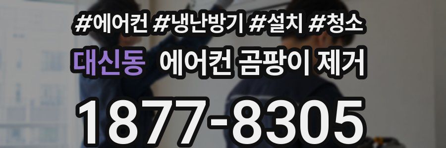 대신동 에어컨 곰팡이 제거