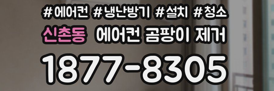 신촌동 에어컨 곰팡이 제거