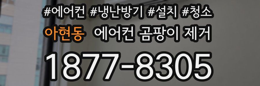 아현동 에어컨 곰팡이 제거