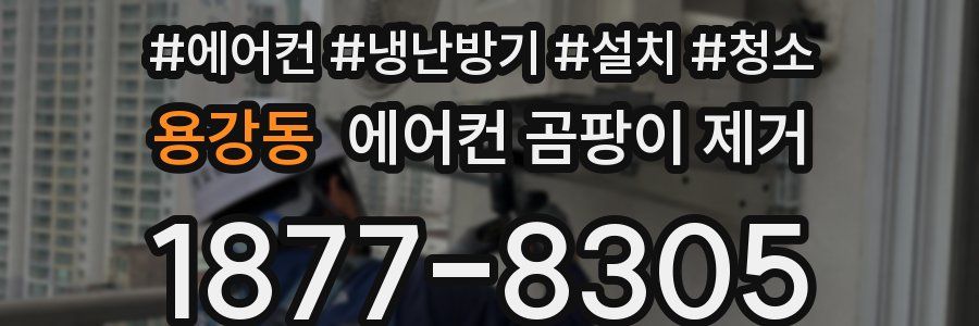 용강동 에어컨 곰팡이 제거