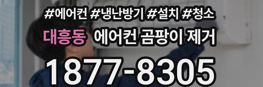 대흥동 에어컨 곰팡이 제거