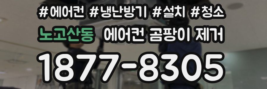노고산동 에어컨 곰팡이 제거