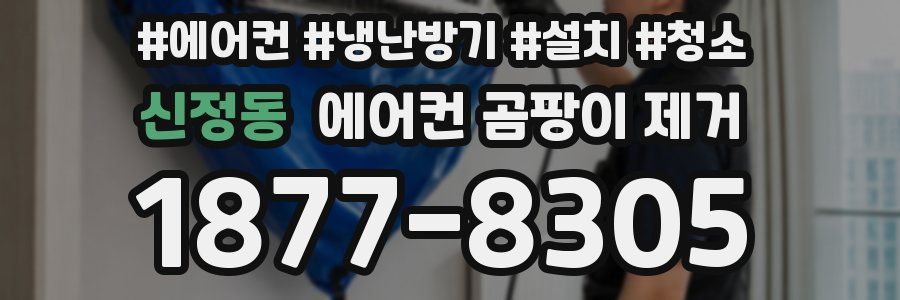 신정동 에어컨 곰팡이 제거
