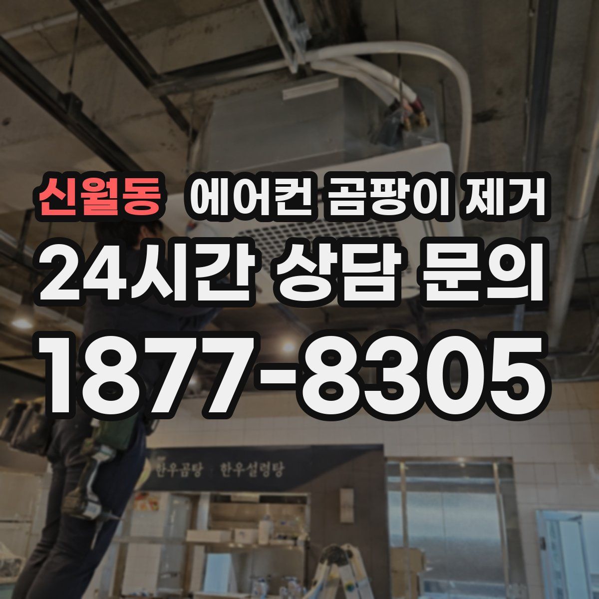신월동 에어컨 곰팡이 제거