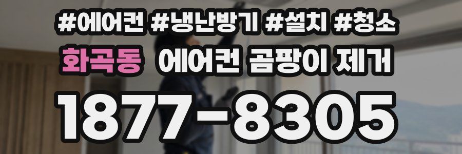 화곡동 에어컨 곰팡이 제거