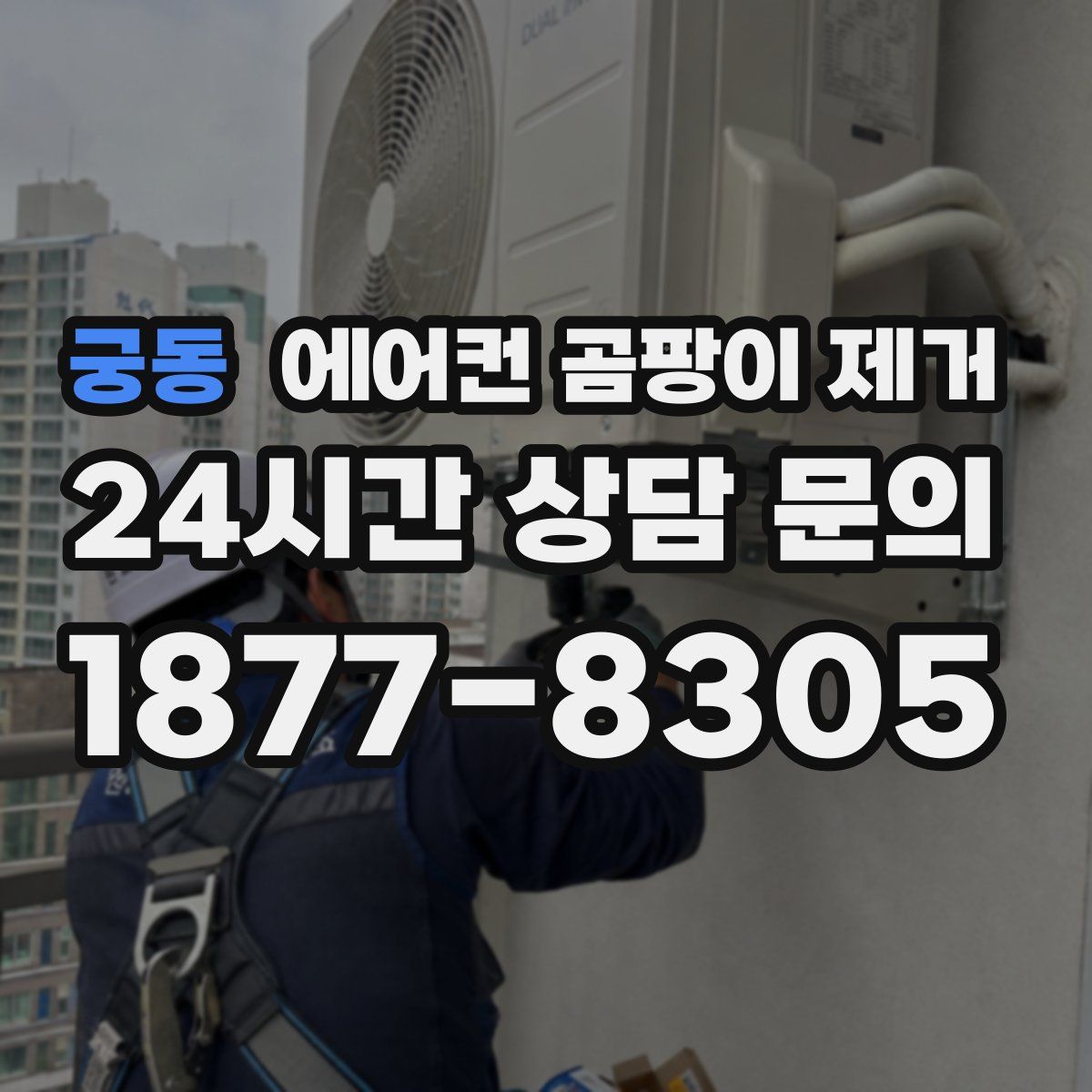 궁동 에어컨 곰팡이 제거