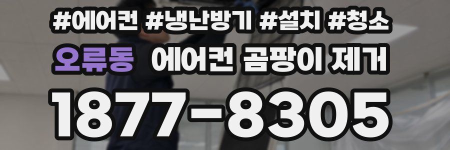 오류동 에어컨 곰팡이 제거