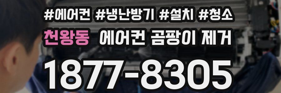 천왕동 에어컨 곰팡이 제거