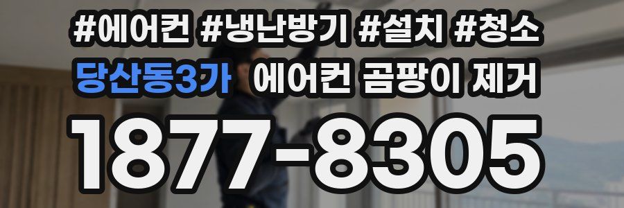 당산동3가 에어컨 곰팡이 제거