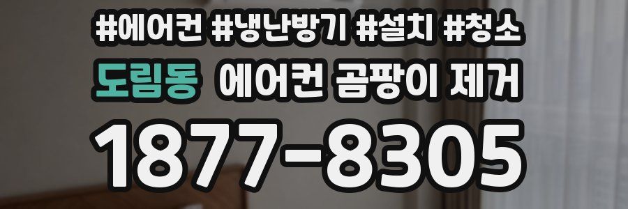 도림동 에어컨 곰팡이 제거