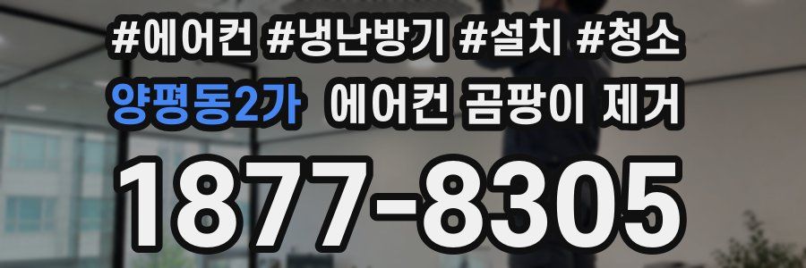 양평동2가 에어컨 곰팡이 제거