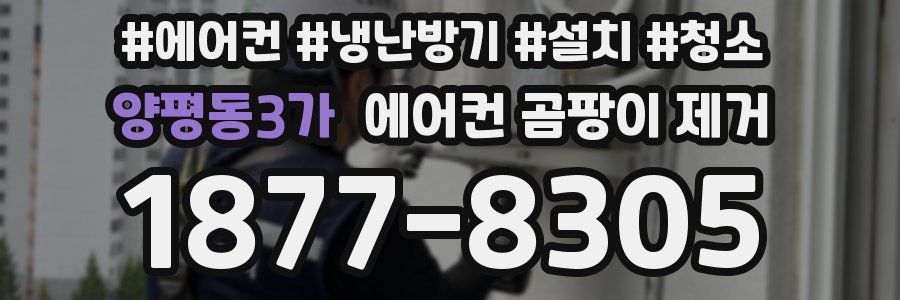 양평동3가 에어컨 곰팡이 제거