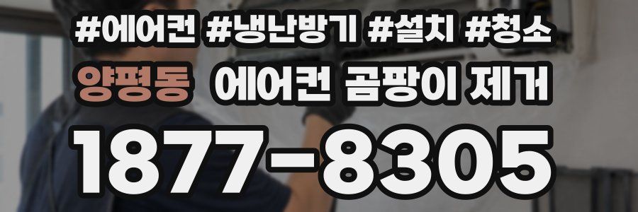 양평동 에어컨 곰팡이 제거
